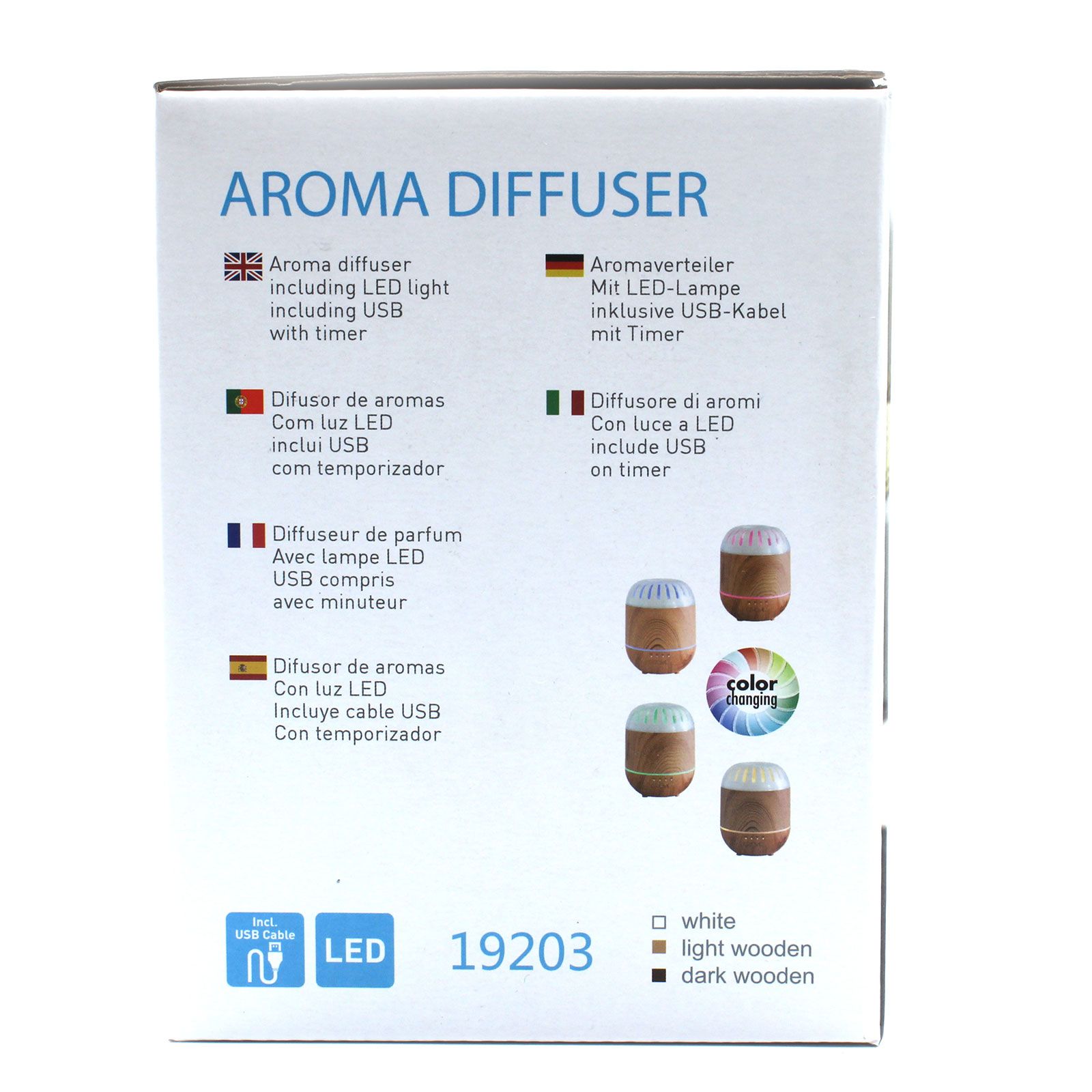 Palermo Atomiser - USB - Colour Change - Timer - Imagen 2