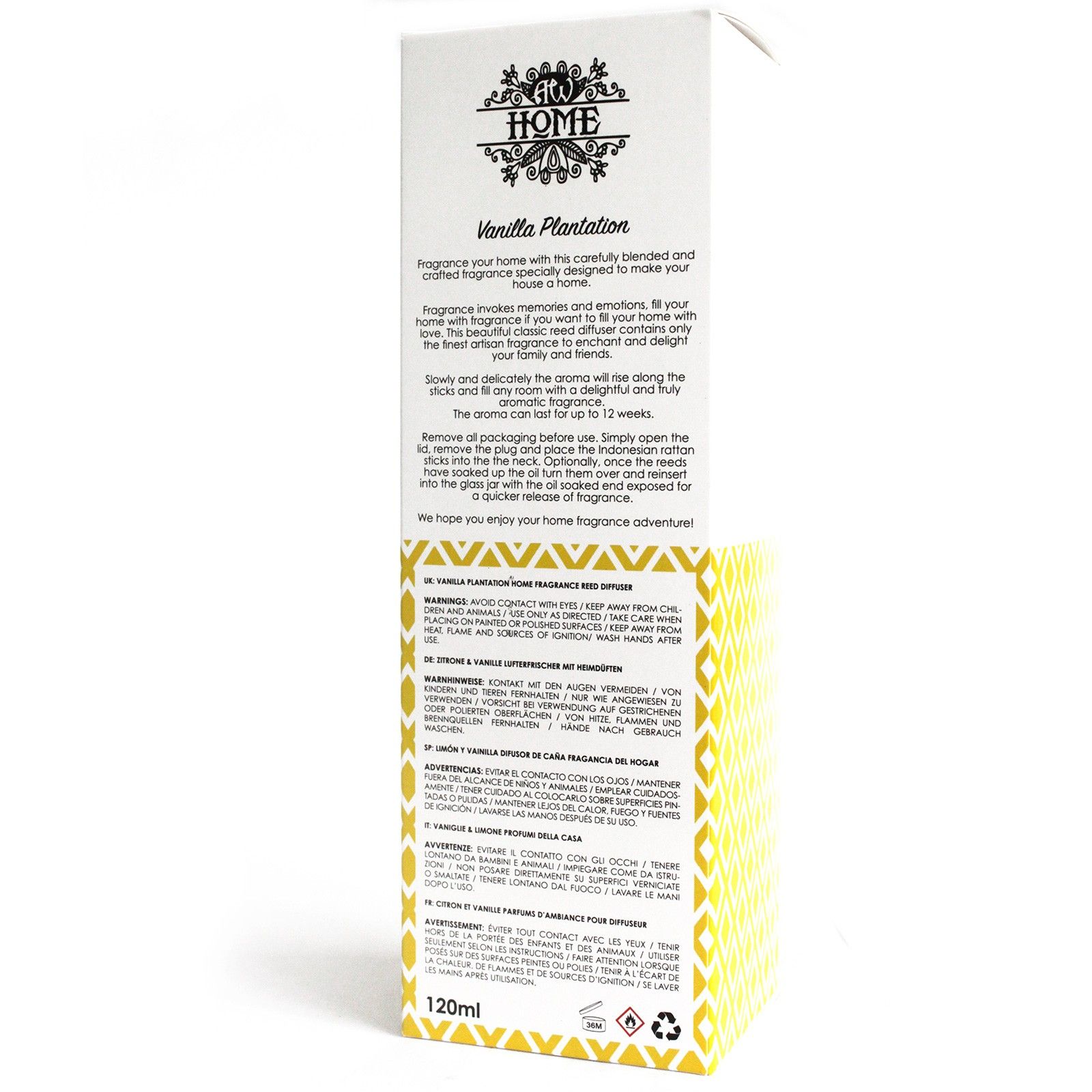Difusor aromático 120ml - vainilla - Imagen 2