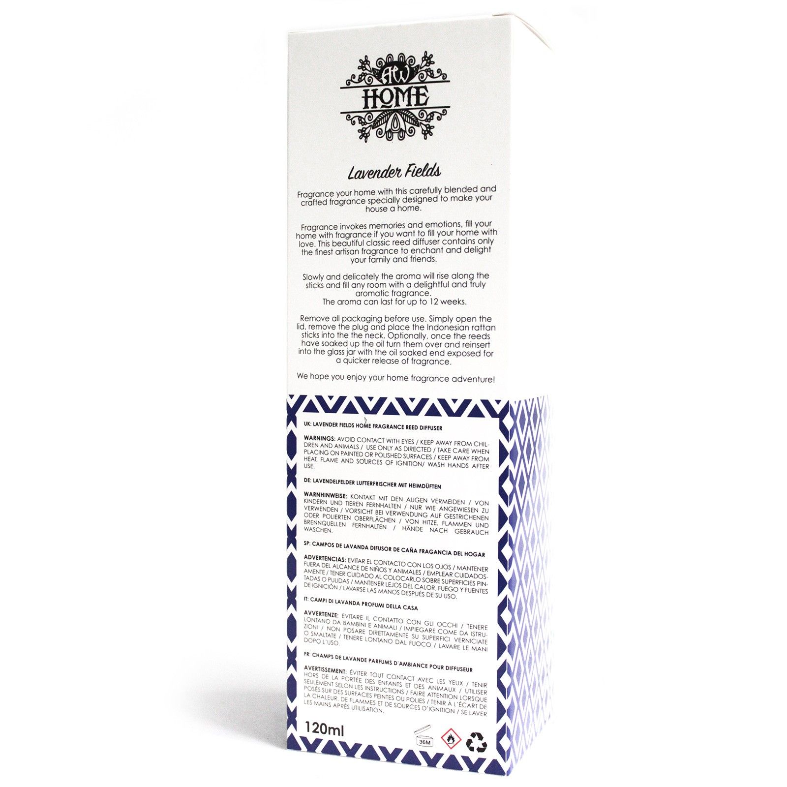 Difusor aromático 120ml - lavanda - Imagen 2