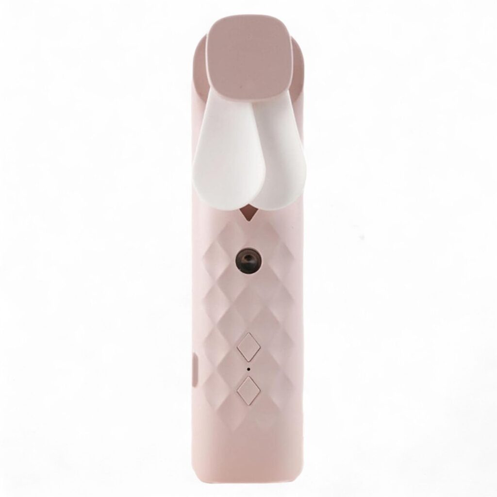 Ventilador y Pulverizador Facial Rosa - USB